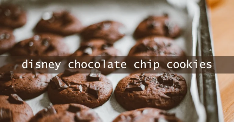 disney chocolate chip cookies